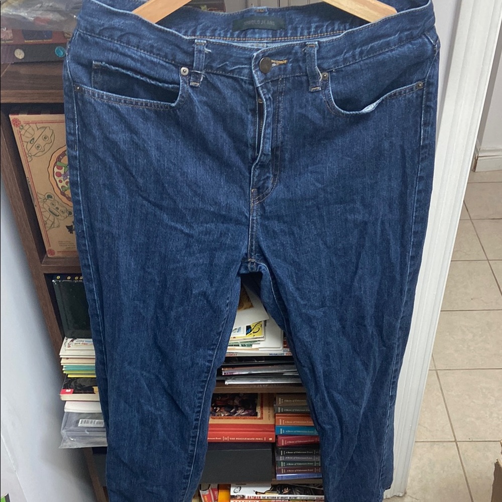Uniqlo Blue Straight Jeans Timeless Style